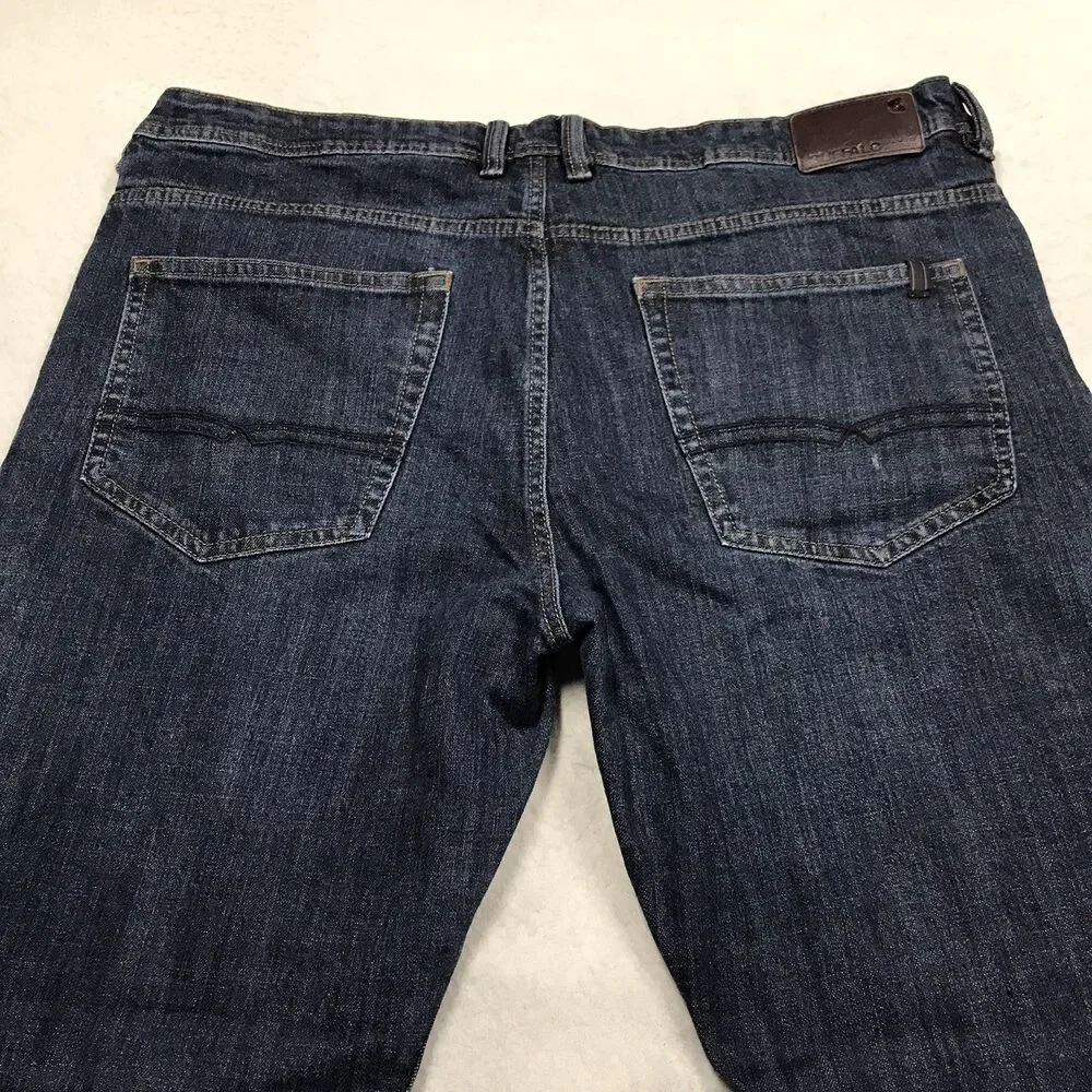 BUFFALO DAVID BITTON Driven-X Basic Jean Men 40x31 Straight Stretch Dark Wash